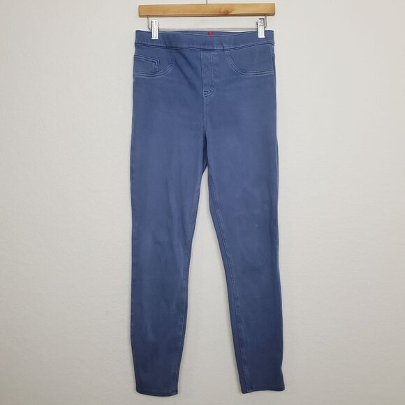 Spanx Womens Jean-ish Ankle Jeggings Size M Medium Wash Blue 20018R - Picture 1 of 12